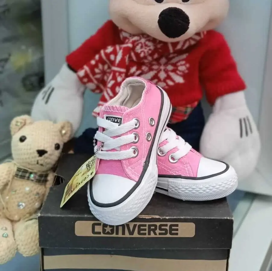 Zapatilla Rosa Clásica Niño - Imagen 2