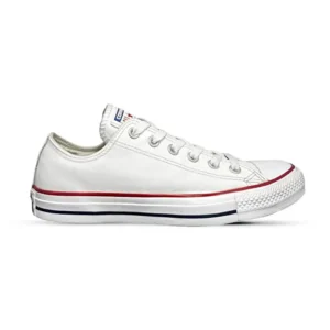 Zapatillas Blancas Cuero Clásica Hombre