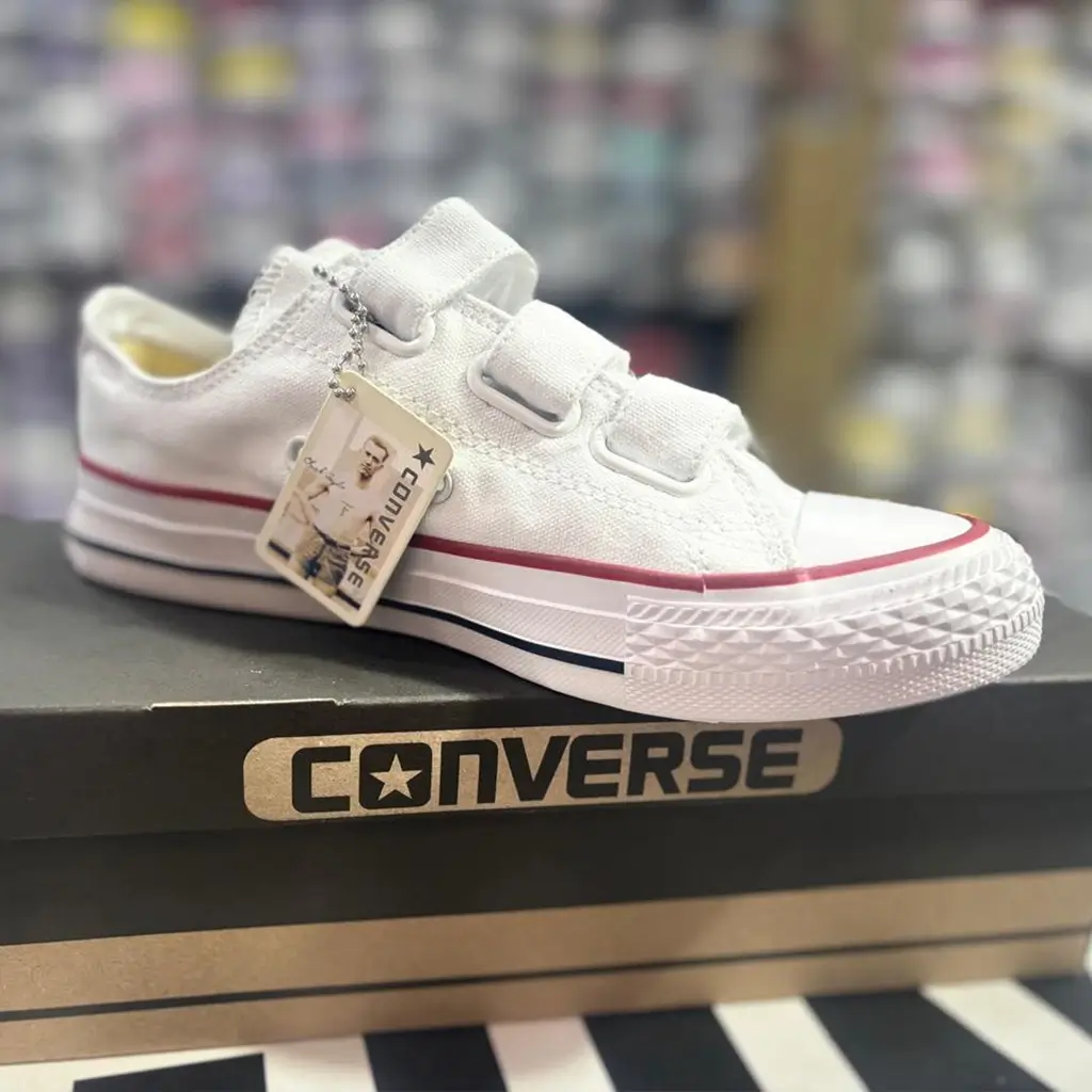 Zapatillas Blancas con Velcro Mujer - Imagen 2