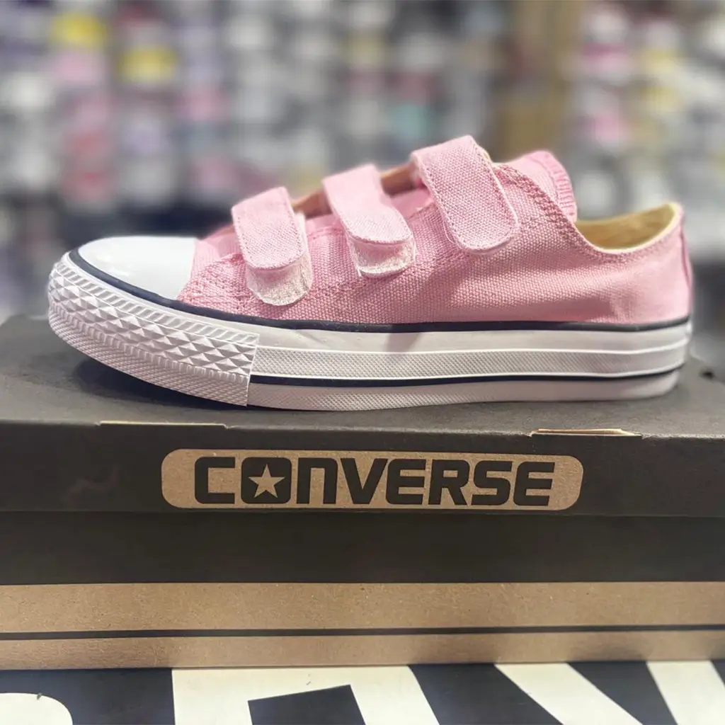 Zapatillas Rosadas con Velcro Mujer - Imagen 2