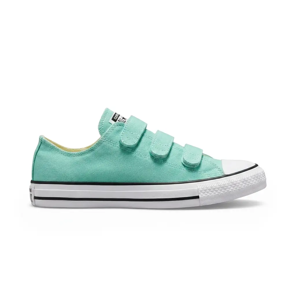 Zapatillas Verde Menta con Velcro Mujer